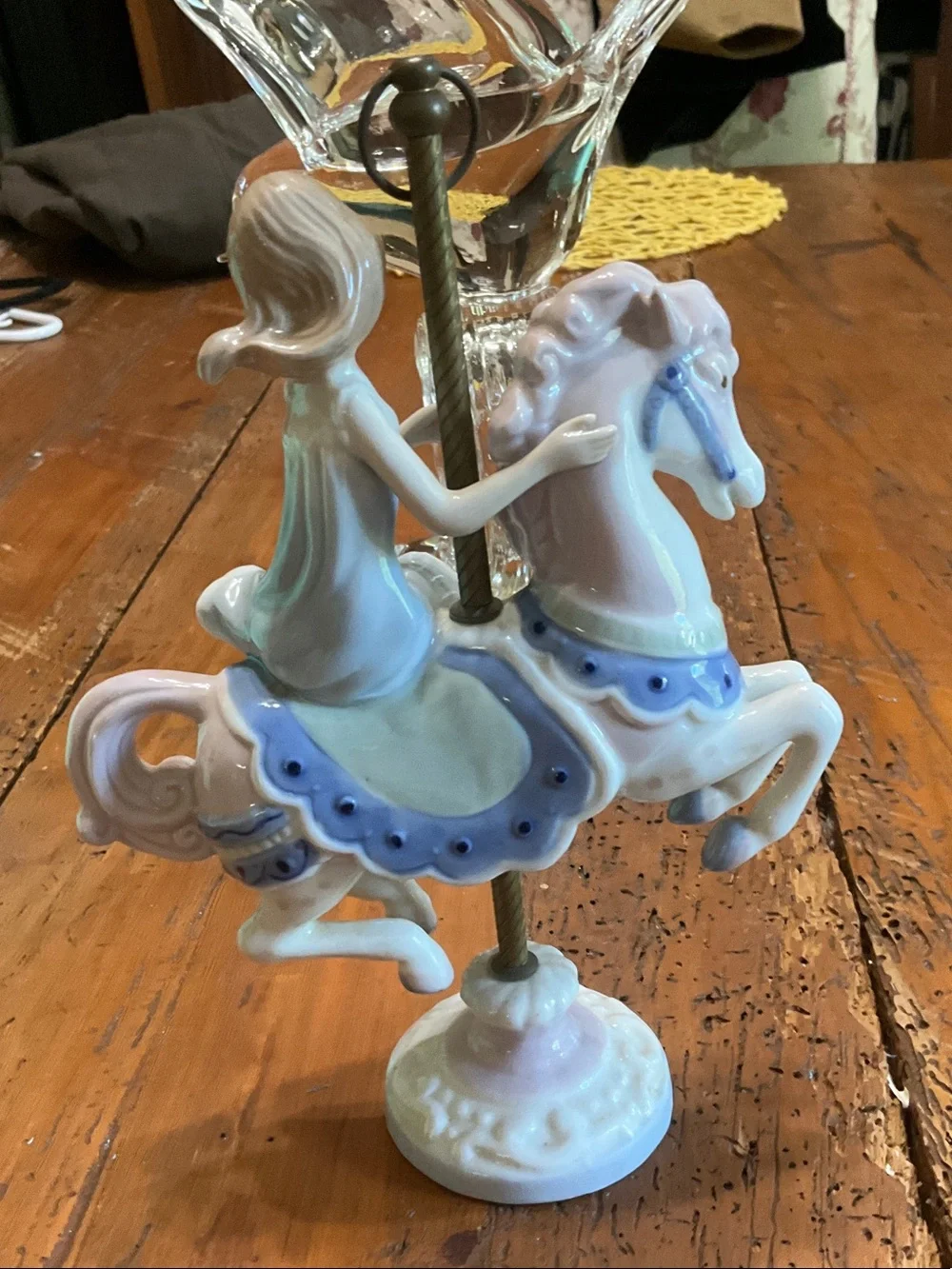 Vintage Paul Sebastian Porcelain Carousel Horse Figurine